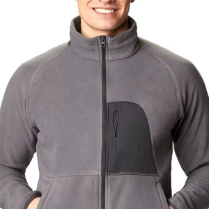 Winter Polar Loose Fleece <b>Jacket</b> Outdoor Streetwear Oversized <b>Men's</b> <b>Plus</b> <b>Size</b> Zipper Waterproof Front Logo Custom Logo Polar - Product Image 3