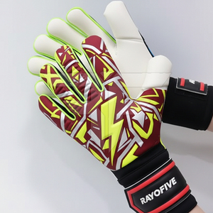 Gants de gardien de but personnalisés de haute qualité, respirants, à doigts entiers, en cuir PU, unisexes, pour usage sportif, protection, vente en gros - Product Image 2