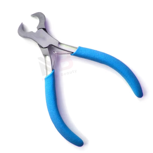 คีมจับสแตนเลสสีน้ำเงินสำหรับติดตั้งและกำจัดขนเครื่องมือต่อผม - Product Image 1