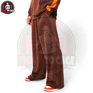 Chándales Urbanos de Corte Regular con Capucha, Transpirables y Estilo Acampanado para Hombre, con Logotipo Personalizado y Servicio OEM - Product Image 4