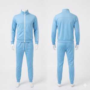 Unisex Tracksuit Set Full <b>Zip</b> <b>Hooded</b> Jacket Joggers Floral Print Casual Autumn Wear Breathable Polyester Regular Fit - Product Image 1