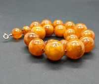 Collier de perles en résine naturelle fait main de qualité supérieure MN EXPORTS, bijoux de mode chrétienne pour femmes, modèle MNE-176