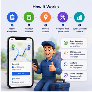 Desarrollo de Aplicaciones Móviles para Servicio Técnico y Campo, Gestión de Pedidos de Trabajo y Despacho de Personal - Product Image 2