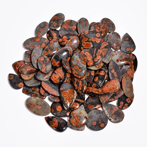 Obsidiana Natural de Cacahuete, Cabujón, Calidad AAA+, Cuarzo de Formas Mixtas, Gema Suelta, Tamaños Personalizables para Diseñadores de Joyas - Product Image 6
