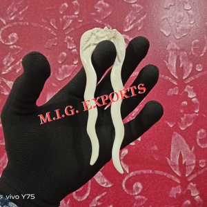 Buffalo Natural Bone <b>Hair</b> <b>Pin</b>/stick Eco-Friendly and New style 2026 year <b>for</b> Bone <b>hair</b> <b>pins</b> are used to secure <b>buns</b> and twists. - Product Image 3