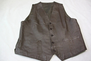 Chaleco de Cuero de Diseño Clásico y Elegante de Alta Calidad al por Mayor para Hombre, Chaleco de Cuero Genuino de la Mejor Calidad - Product Image 2