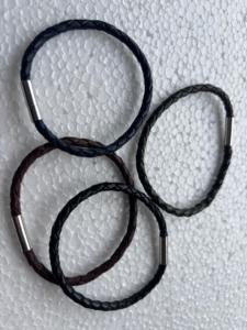 Handmade <b>leather</b> <b>bracelets</b> with stylish designs for men and women ideal for fashion gifting retail and wholesale buyers. - Product Image 5
