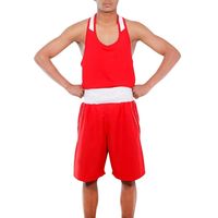 Tenue de boxe professionnelle personnalisée pour homme : ensemble maillot et short respirant, anti-humidité, séchage rapide, vêtements de sport d'entraînement