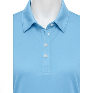 Relaxed Fit Casual Beach And Street Wear Lightweight Linen Women Polo Shirts Breathable Short Sleeve Summer Shirt For Ladies - Product Image 5