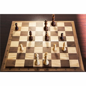 Jeu d'échecs pliable en bois de qualité supérieure, personnalisable, vente en gros, portable, avec plateau magnétique et rangement, pour adultes et enfants - Product Image 6