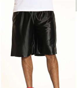 Pantalones Cortos Cargo de Lona Brillante Azul Sólido para Hombre, Cintura Elástica, Transpirables, Casuales, con Logotipo Frontal, de Secado Rápido - Product Image 6
