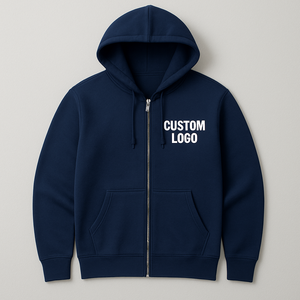 Fabricant de sweats à capuche zippés en molleton 100 % coton de haute qualité, faible MOQ, commandes en gros, 80/20 respirant, lourd, durable, streetwear - Product Image 4
