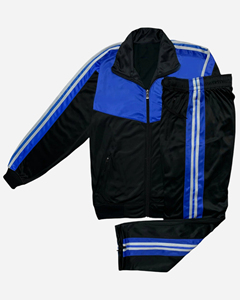 ชุดวอร์มผู้ชายผ้าฝ้ายฟลีซทรงสปอร์ตทันสมัยเข้ารูปพร้อมแถบข้าง รุ่นล่าสุด OEM สำหรับฤดูหนาว เหมาะสำหรับออกกำลังกายกลางแจ้งและวิ่งจ๊อกกิ้ง - Product Image 3