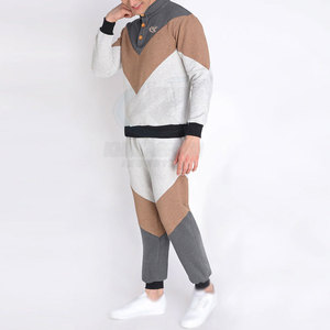 Premium Quality Eco-Friendly Lightweight Winter Men Tracksuit with Solid Pattern Breathable Fabric and Athletic Comfort Design - Product Image 3