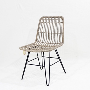 Modern Style Aluminum Frame PE Rattan Durable Stackable Outdoor Dining Chair for Living Room Hotel Restaurant Kitchen Villa - Product Image 2