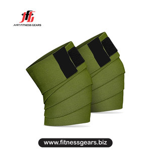Support de coude vert réglable avec fermeture auto-agrippante unisexe respirant pour la protection et l'entraînement musculaire - Product Image 1