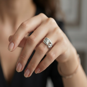 DIVYORO GANESHA GRACE ANILLO DE PLATA para MUJER-DE MODA - Product Image 4