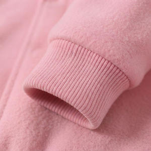 Cardigan en molleton personnalisé Alpha Kappa pour sororité, col en V, 100 % coton respirant, logo chenille sur le devant, style grec - Product Image 3