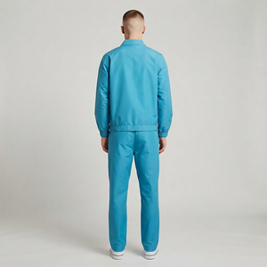 Custom Made Clothing Windbreaker <b>Jacket</b> and Nylon Track Pants Detachable Zip up Nylon Sweatsuit Set Men Windbreaker Tracksuit - Product Image 3