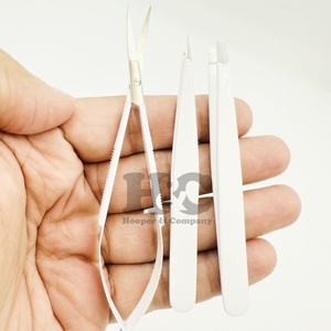 Pinzas de Precisión para Cejas de Alta Calidad con Clip de Acero Inoxidable, Punta Inclinada, Herramienta de Maquillaje para Depilación Facial, para Hombres y Mujeres - Product Image 6