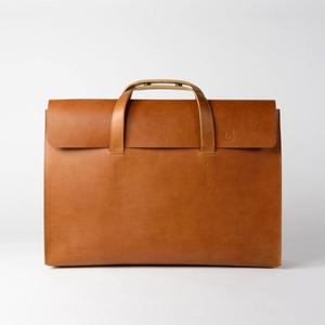 Bolsos de cuero genuino de lujo para ordenador portátil, regalo para hombres, bolsos de oficina de cuero ligeros y ecológicos para documentos, pantalla para ordenador portátil - Product Image 2