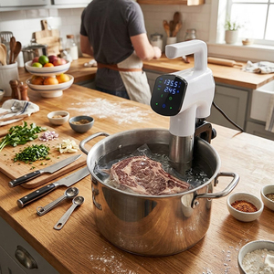 Sudex Portable Commercial Electric 12L Stainless Steel Slow Cooker Digital <b>Timer</b> Waterproof Sous Vide Cooker for Home <b>Kitchen</b> - Product Image 4