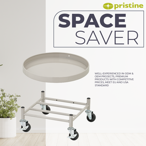 Support de plantes en fer multifonctionnel à quatre niveaux, durable et mobile pour le salon - Product Image 4