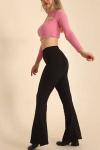 Pantalones Deportivos Cómodos para Mujer con Cintura Elástica, Estilo Hip Hop Otoñal, Transpirables, de Nailon/Algodón - Product Image 4