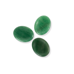 Pierre de méditation en jade vert naturel polie pour le soulagement du stress, cadeau de guérison en cristal en gros - Product Image 1