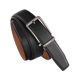 Cinturón de Cuero Genuino de Alta Calidad para Hombre, Diseño Casual y de Negocios, con Hebilla Automática, en Oferta - Product Image 6