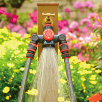 Adaptateur de robinet multifonction 3/4 en plastique, deux raccords rapides pour tuyau, connecteurs d'eau de jardin pour douche à 180/360 degrés