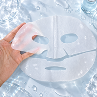 Masque facial en hydrogel de collagène translucide blanc pour un soin du visage organique anti-âge profond et raffermissant, marque privée