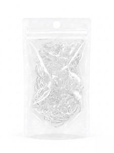 Bandas Elásticas Redondas para el Cabello de TPU Uniband, Transparentes, de Alta Calidad, Ecológicas, Unisex, Hechas en Corea, para Uso Diario, en Bolsa de OPP - Product Image 2