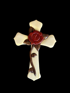 Christmas Souvenir Wood Working Intarsia Art Wall Hanging Cross/Santa Claus/<b>Winter</b> <b>Decor</b> Wooden Plaques Wall Hanging Intarsia - Product Image 5