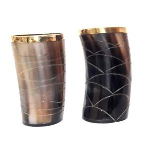 Vaso de Cuerno de Búfalo Natural, Material Orgánico Pulido, Imitación Antigua, Decoración para el Hogar - Product Image 2