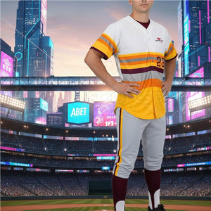 Uniforme de Béisbol Transpirable de Poliéster para Mujer, Diseño Nuevo, Color Personalizado, Precio al por Mayor - Product Image 6