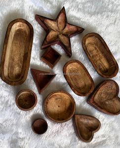 Juego de portavelas de resina y madera hechos a mano para decoración de lujo Contenedores de velas decorativas para el hogar Hotel y el mercado mayorista - Product Image 6