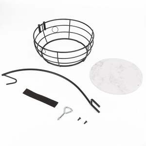 Corbeille à fruits avec support pour bananes, rangement moderne pour légumes avec support en marbre et métal pour bananes, pour cuisine et table à manger - Product Image 3