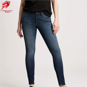 Factory Direct Slim Fit <b>Jeans</b> <b>Women</b> Comfortable Stretch Material Classic Waistband Durable Stitching Leg Modern Fashion - Product Image 1