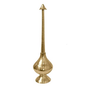 Aspersor de agua bendita de latón hecho en fábrica india tradicional para uso en iglesias a precio de fábrica al por mayor y económico. - Product Image 6