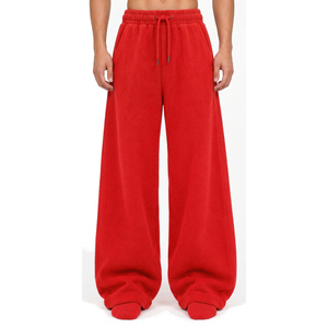 Pantalon de survêtement ample en molleton épais pour hommes, taille élastique, idéal pour les marques de streetwear (vente en gros) - Product Image 3