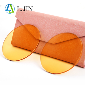 L.jin 1.499 Lentilles semi-finies SHMC CR39 Vision de nuit Jaune Pilote Polarisation Spinning Photo Gris Lentilles optiques en résine - Product Image 3