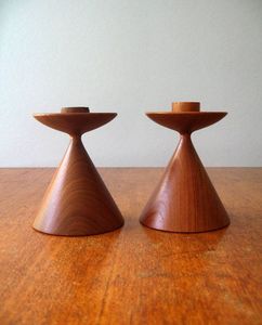 Natural Wood Candle <b>Holder</b> for Table Decor Vintage Wooden Candle Stand Centerpiece Round Wooden <b>Tealight</b> <b>Holder</b> - Product Image 2