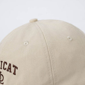 TST 3008.1 Unisex 6-Panel Adjustable <b>Baseball</b> <b>Cap</b> Dlicat Modern Vintage Street Style Sporty Formal Polyester/Cotton Kaki Fabric - Product Image 5