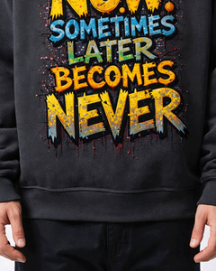 Sudadera Personalizada para Hombre, Estilo Urbano, Bordada e Impresa Digitalmente, Oversize, 360g, Poliéster/Algodón, Felpa - Product Image 4