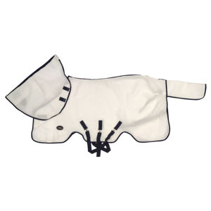 Two Tone Horse Turnout <b>Rug</b> with Star Chem Pattern Full Neck Cover <b>Waterproof</b> <b>Outdoor</b> Blanket Adjustable Straps - Product Image 3