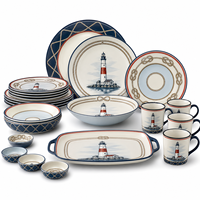 Assortiment de vaisselle minimaliste effet pierre, pièces de service neutres pour appartement, cuisine, café, brunch, repas, ensemble de vaisselle en mélamine