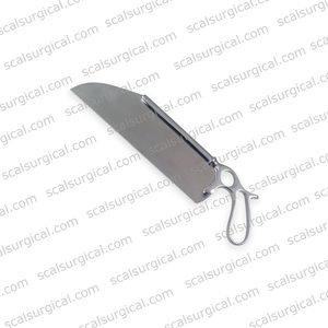 Hoja de sierra Satterlee ortopédica para huesos con mango de anillo, instrumento manual de cirugía ósea de acero inoxidable - Product Image 4