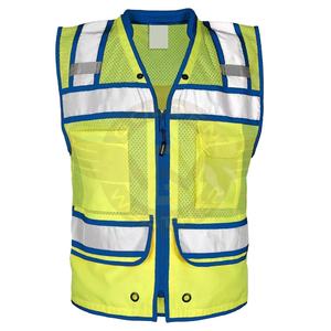 Customized Hi Vis Security Vest Jackets Highest Quality Best Selling <b>Safety</b> <b>Products</b> - Product Image 1