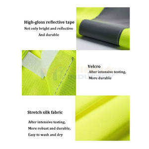 Chaleco de seguridad de alta calidad, chaleco de seguridad de alta visibilidad, chaleco de seguridad con diseño de logotipo personalizado para venta al por mayor en línea - Product Image 4